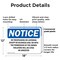 Signmission No Trespassing Or Loitering Except On Business OSHA Notice Sign, Plastic, 18in W x 12in L, 2PK OS-2PACK-NS-P-1218-L-14953 - alternate 2